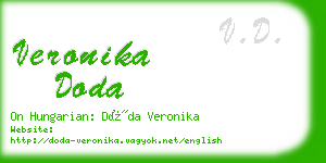 veronika doda business card